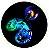 Multi-Purpose Rainbow Jungle Chameleon Piercing Stud (Cartilage, Tragus, Lobe, Nose)