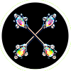 Old Hollywood Iridescent Nipple Barbell Pair (Multiple Color Options)